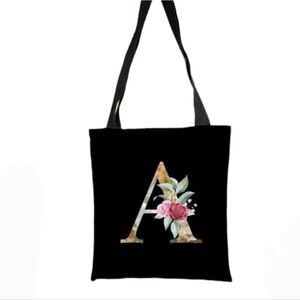 Letter Graphic Tote 